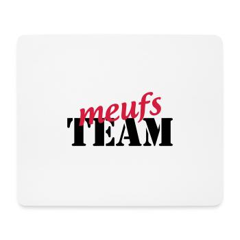 Meufs Team - Tapis de souris (format paysage) - blanc - Devant