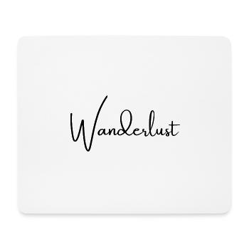 Wander lust - Mousepad (Querformat) - Weiß - Vorne
