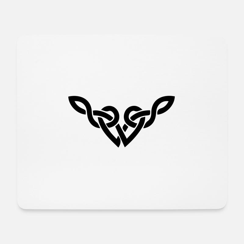 Celtic v - Mouse Pad (horizontal) - white