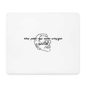 Feuerzangenbowle Zitat - Mousepad (Querformat) - Weiß - Vorne