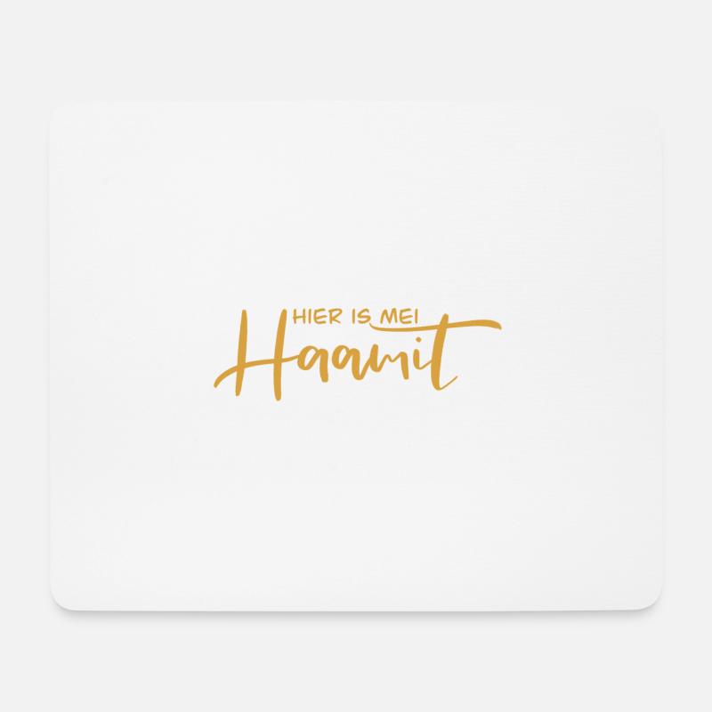 Haamit - Mousepad (Querformat) - Weiß