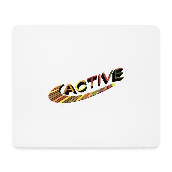 Active - from Abstractterry - Mouse Pad (horizontal) - white - Front