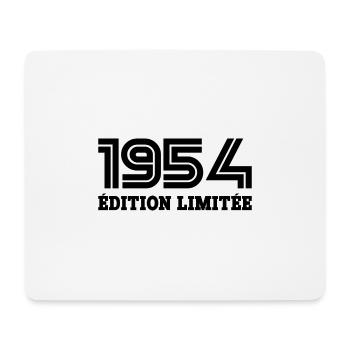 Limitierte Auflage von 1954 - Mousepad (Querformat) - Weiß - Vorne