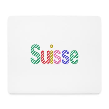 SWITZERLAND. HUMOR. COUNTRY. FLAG. GENEVA. LAUSANNE - Mouse Pad (horizontal) - white - Front