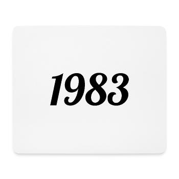 1983 Vintage 1983 Anniversaire Rétro 1983 Cadeau - Tapis de souris (format paysage) - blanc - Devant