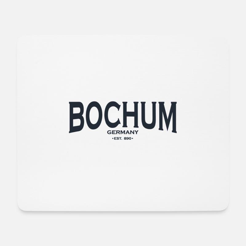 Bochum - Mousepad (Querformat) - Weiß