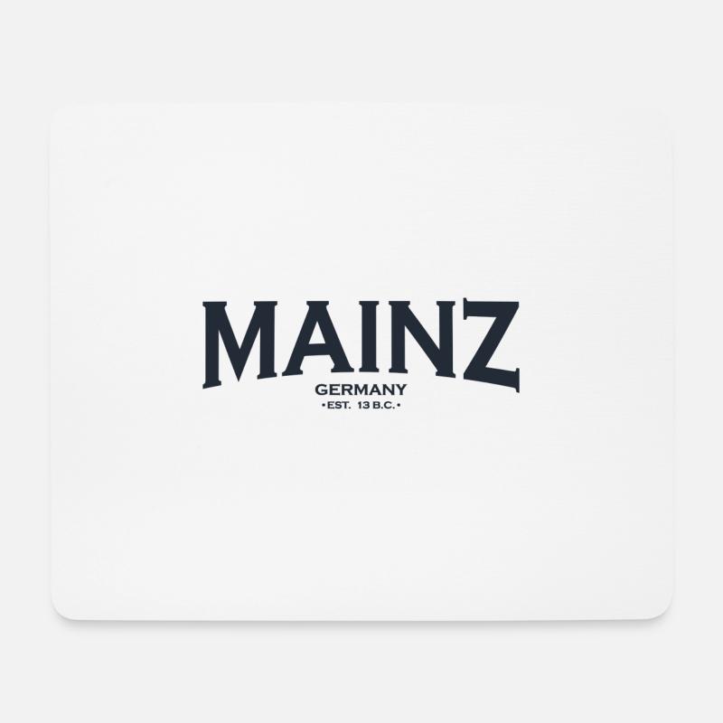 Mainz - Mousepad (Querformat) - Weiß