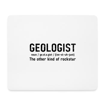 Geologie Professor Geologe Geologie Student - Mousepad (Querformat) - Weiß - Vorne