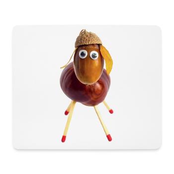 chestnut sheep - Mouse Pad (horizontal) - white - Front