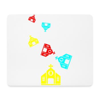 Church faith - Mouse Pad (horizontal) - white - Front
