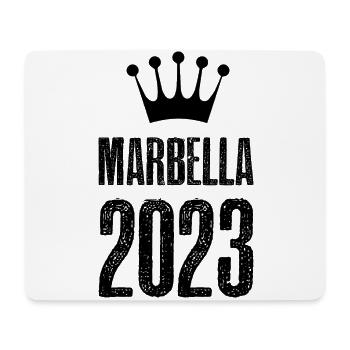 Marbella 2023 Krone - Mouse Pad (horizontal) - white - Front