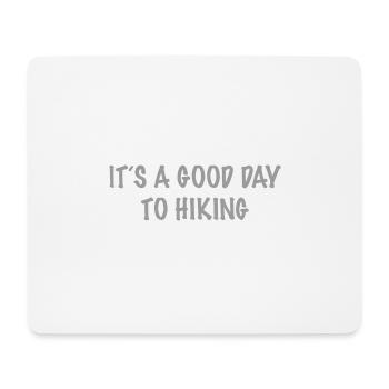 Hicking shirt - Mousepad (Querformat) - Weiß - Vorne