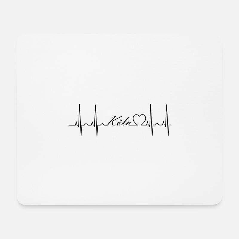 Cologne - Mouse Pad (horizontal) - white