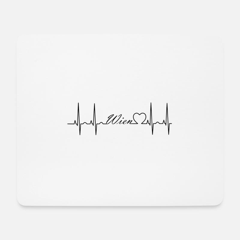 Wien - Mousepad (Querformat) - Weiß