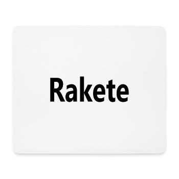 Rakete - Mousepad (Querformat) - Weiß - Vorne