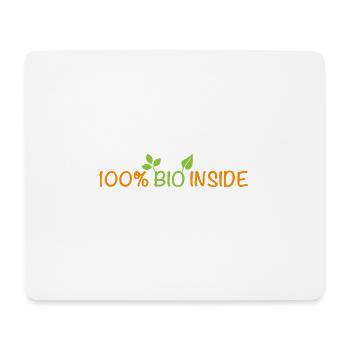 Intérieur 100% Bio - 100% naturel - Tapis de souris (format paysage) - blanc - Devant