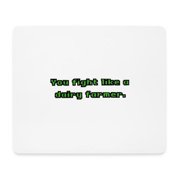 Dairy Farmer 2 - Mousepad (Querformat) - Weiß - Vorne