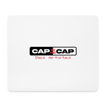 Cap ou pas cap des artistes - Tapis de souris (format paysage) - blanc - Devant