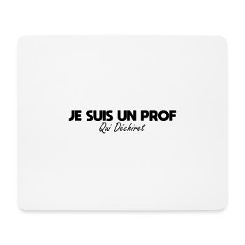 Ich bin ein Lehrer, der rockt - Mousepad (Querformat) - Weiß - Vorne