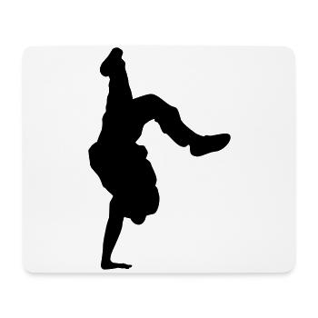Hip Hop 5 - Tapis de souris (format paysage) - blanc - Devant