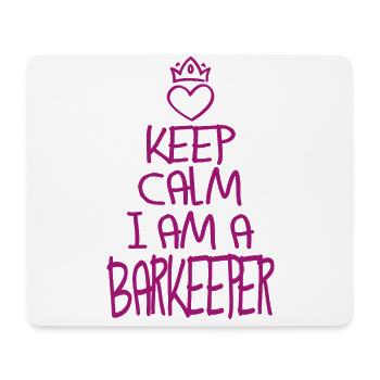 Keep Calm Bartender Cool Bartender Gift - Mouse Pad (horizontal) - white - Front