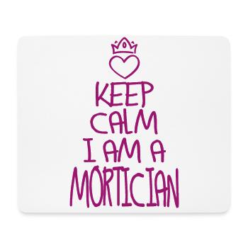 Keep Calm Bestatter - Mousepad (Querformat) - Weiß - Vorne
