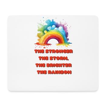Luminosity Rainbow - Mouse Pad (horizontal) - white - Front