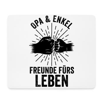 Großvater Enkel Opa - Mousepad (Querformat) - Weiß - Vorne