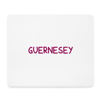 GUERNSEY. UNITED KINGDOM. ENGLAND - Mouse Pad (horizontal) - white - Front