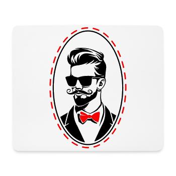 Bräutigam Junggesellenabschied - Mousepad (Querformat) - Weiß - Vorne