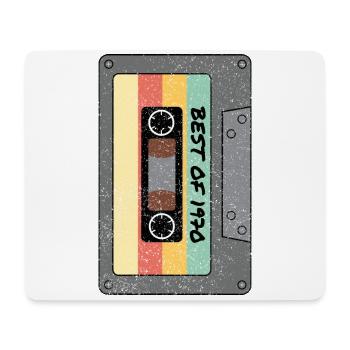 Best of 1970 Classic cassette birthday gift - Mouse Pad (horizontal) - white - Front