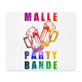Malle Party Bande Bier - Mousepad (Querformat) - Weiß - Vorne
