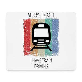 Zug Eisenbahn Eisenbahner Züge Triebfahrzeugführer - Mousepad (Querformat) - Weiß - Vorne