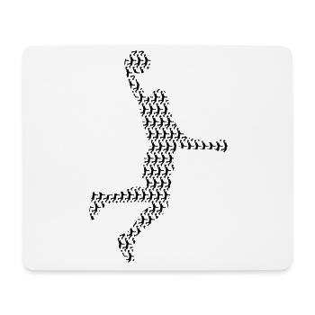 Basketballer Dunking Basketball Basketballspieler - Mousepad (Querformat) - Weiß - Vorne