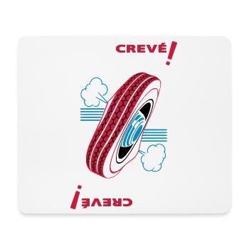 Tired! - Mouse Pad (horizontal) - white - Front