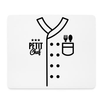 Enfants Chef Uniforme Petit Chef Enfant Costume de cuisine - Tapis de souris (format paysage) - blanc - Devant