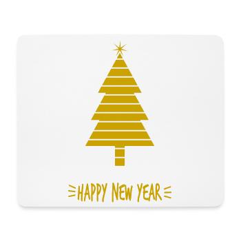 WEIHNACHTEN. FROHE WEIHNACHTEN. FROHE WEIHNACHTEN. WEIHNACHTSMANN - Mousepad (Querformat) - Weiß - Vorne