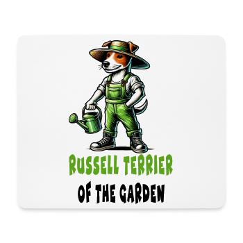 Jack Russell Terrier Gardener - Mouse Pad (horizontal) - white - Front