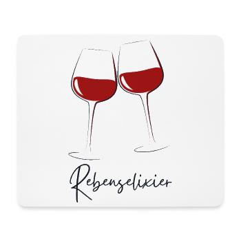 Rebenselixier - Mousepad (Querformat) - Weiß - Vorne