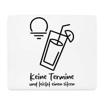 Sans rendez-vous et un peu ivre - Tapis de souris (format paysage) - blanc - Devant