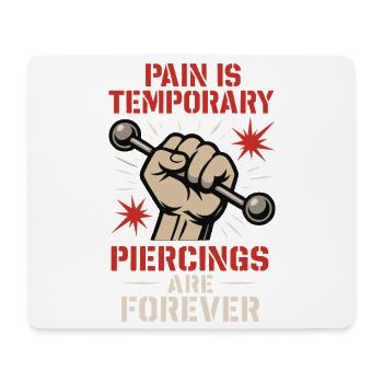 Piercing Addict Body Mod Enthusiast - Mouse Pad (horizontal) - white - Front