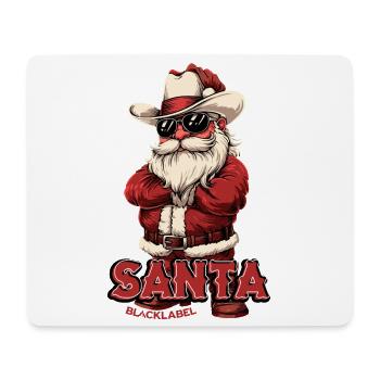 Badass-Santa-by-BlackLabel - Mousepad (Querformat) - Weiß - Vorne