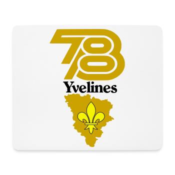 78 Yvelines  - Tapis de souris (format paysage) - blanc - Devant