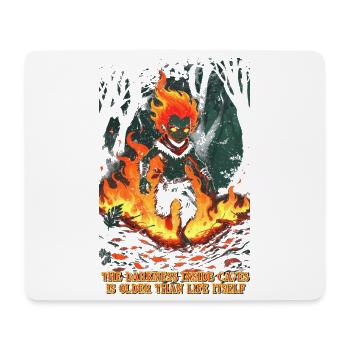 Curupira Creature Mythological Creatures - Mouse Pad (horizontal) - white - Front