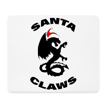 GRIFFES DU PÈRE NOËL - Tapis de souris (format paysage) - blanc - Devant