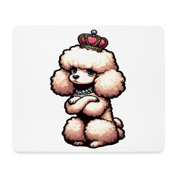 Pudel Pudelbesitzer Pudelliebhaber Pudelhund - Mousepad (Querformat) - Weiß - Vorne