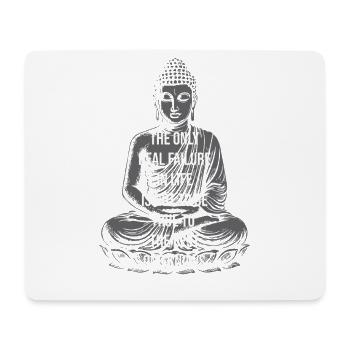 Buddha Wisdom: True to Your Best Self - Mouse Pad (horizontal) - white - Front