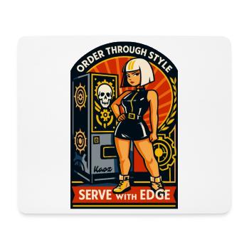 Order through style - Mouse Pad (horizontal) - white - Front