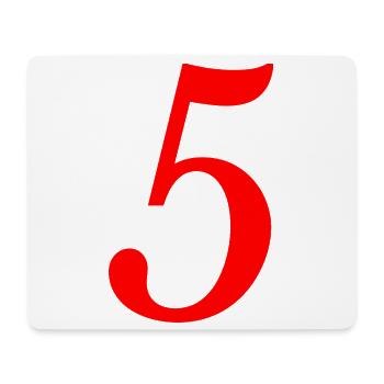 5. ANNIVERSARY. 5 YEARS. 5th ANNIVERSARY. CHILD - Mouse Pad (horizontal) - white - Front