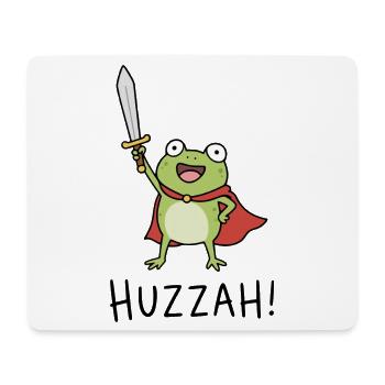 Frog Huzzah! - Mouse Pad (horizontal) - white - Front